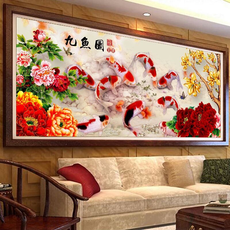 最新饭厅十字绣作品展示，传统与现代的完美融合之美