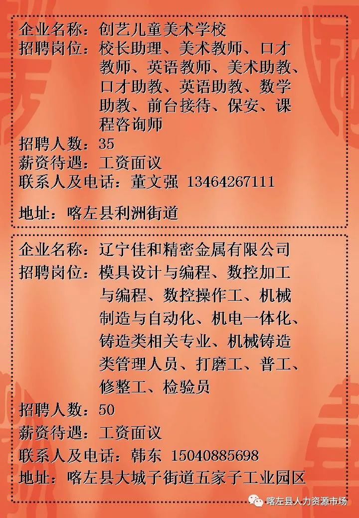 策勒招聘信息，职业发展的理想选择之地