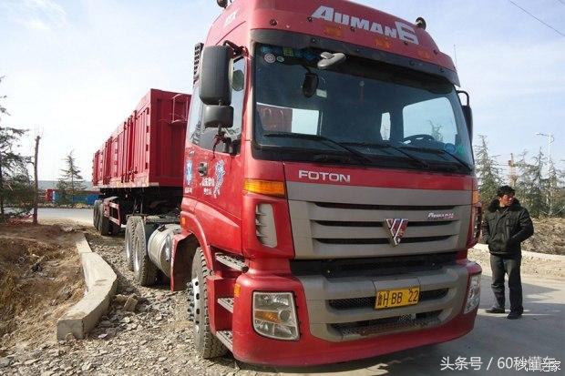 欧曼最新款牵引车，时代领航，一览无遗的图片展示