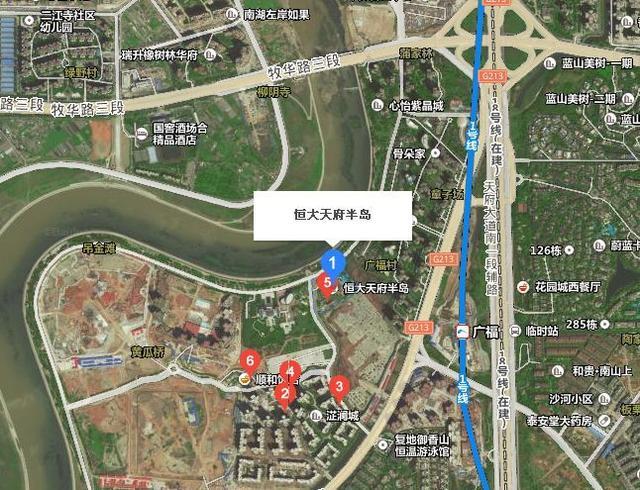 恒大天府半岛最新进展，自然美景的探索之旅启动